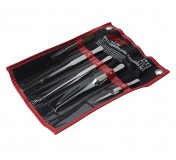 Набор пинцетов нержавеющая сталь 5 предметов JTC