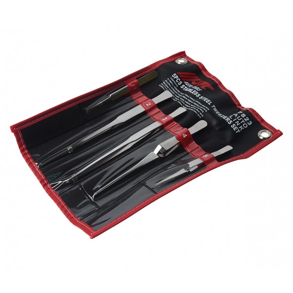 Набор пинцетов нержавеющая сталь 5 предметов JTC JTC-7823