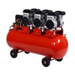 Компрессор пневматический 220В 4.5кВт 8атм. 420л/мин. ресивер-153л поршневой безмасляный GTE GTE-HMP153420B