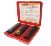 Набор головок торцевых ударных с фиксированным усилием 17,19,21мм 3 предмета в кейсе JTC