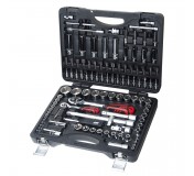Набор головок торцевых и бит 1/4,1/2 для поврежденных гаек 110 предметов в кейсе JTC