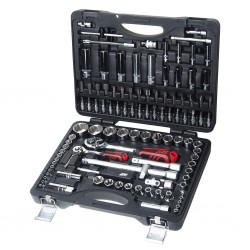 Набор головок торцевых и бит 1/4,1/2 для поврежденных гаек 110 предметов в кейсе JTC