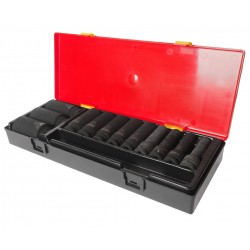 Набор головок торцевых 1/2 6-ти гранных 10-32мм ударных глубоких 12 предметов в кейсе JTC