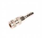 Переходник для компрессора 14.9мм быстросъемный с клапаном елочка JTC