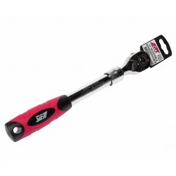 Ключ трещотка 1/2 72 зуба 305-455мм с телескопической резиновой рукояткой JTC