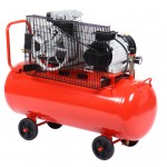 Компрессор пневматический 380В 3.0кВт 8атм. 300л/мин. ресивер-100л поршн. ремен. одноступенчатый GTE GTE-MR100A300A