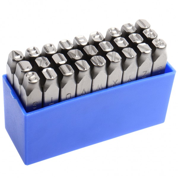 Клейма буквенные латиница 8мм (HRC 60+-2° DIN 1451) JTC JTC-7249