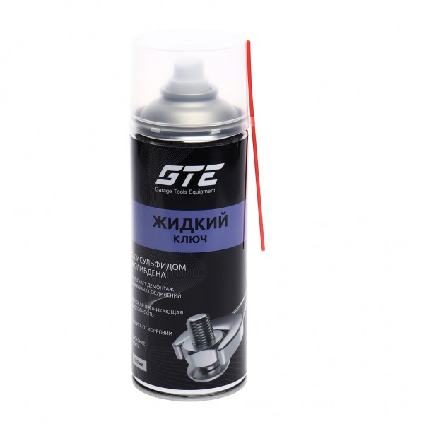 Смазка универсальная проникающая жидкий ключ 520мл с дисульфидом молибдена GTE GTE-CK520M