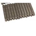 Клейма буквенные кириллица 6мм (HRC 60+-2град. DIN 1451) JTC JTC-7253