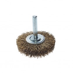 Кордщетка для дрели дисковая 50х10мм латунь JTC