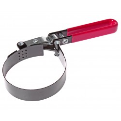 Съемник фильтров масляных 85-95мм стальная лента с поворачивающейся рукояткой JTC