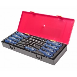 Набор отверток TORX TS8H-TS40H с отверстием 5-гранных 9 предметов в кейсе JTC
