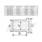 Заклепка резьбовая M10х1.5мм алюминиевая 100шт. JTC JTC-2068