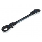 Ключ накидной 11х13мм трещоточный шарнирный L=169мм JTC JTC-5035