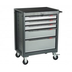 Тележка инструментальная 5 секций серая JTC