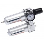 Блок подготовки воздуха (лубрикатор,осушитель) 1/2” металл. переключ. 285PSI 4000л/мин. JTC JTC-7264