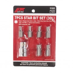 Набор бит 1/2 TORX Т25-55 7 предметов JTC