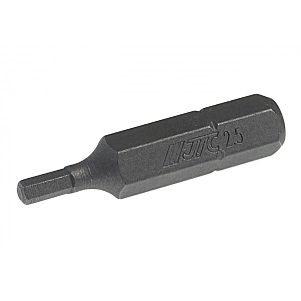 Бита HEX H2.5х30мм 1/4 DR 6-ти гранная JTC JTC-11530025