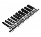 Набор головок торцевых 1/2 6-ти гранных 10-24мм глубоких L=76мм 10 предметов JTC