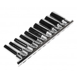 Набор головок торцевых 1/2 6-ти гранных 10-24мм глубоких L=76мм 10 предметов JTC