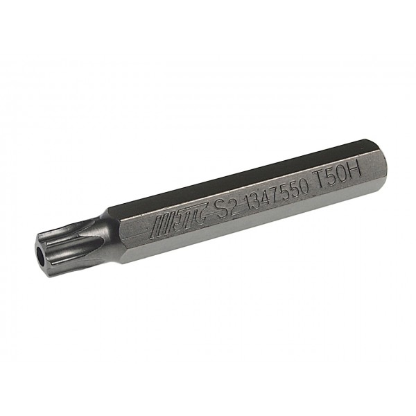 Бита TORX Т50Hх75мм 10мм удлиненная S2 JTC JTC-1347550