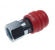 Переходник для компрессора F1/2 быстросъемный внутренняя резьба композитный двухрежимный JTC