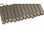 Клейма буквенные кириллица 8мм (HRC 60+-2град. DIN 1451) JTC JTC-7254