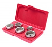 Набор съемников фильтра масляного чашка 5 предметов в кейсе JTC