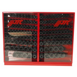 Набор головок торцевых 1/2 6-ти гранных 10-32мм ударных 137 предметов в металлическом шкафу JTC