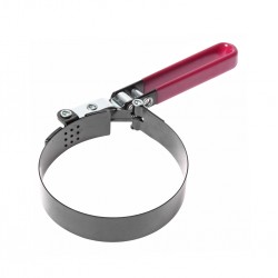 Съемник фильтров масляных 95-110мм стальная лента с поворачивающейся рукояткой JTC