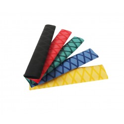 Трубка термоусадочная противоскользящая (оболочка), d=25мм, L=20см 5шт. JTC