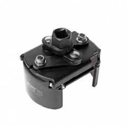 Съемник фильтров масляных 1/2 80-115мм ключ 21мм рычажный JTC