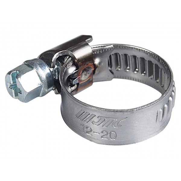Хомут ленточный 012-020мм (9мм) червячный нержавеющая сталь JTC JTC-ZN20