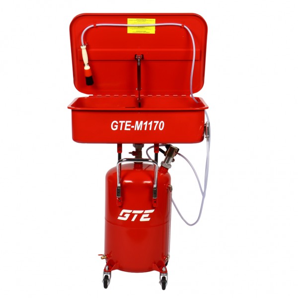 Установка для мойки деталей пневматическая ванна 50л,бак 65л GTE GTE-M1170