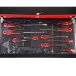 Набор инструментов 66 предметов в переносном инструментальном ящике (3 лотка) JTC JTC-B066