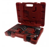 Молоток пневматический 2100уд/мин. с набором зубил 15 предметов JTC