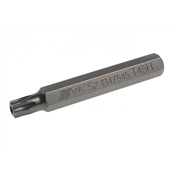 Бита TORX Т45Hх75мм 10мм удлиненная S2 JTC JTC-1347545