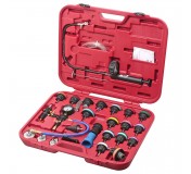 Набор инструментов для тестирования давления в радиаторе 27 предметов в кейсе JTC