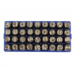 Клейма буквенные кириллица 8мм (HRC 60+-2град. DIN 1451) JTC JTC-7254