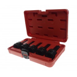 Набор головок ударных TORX 3/4 5 шт.(T60,T70,T80,T90,T100) L=100мм в кейсе JTC