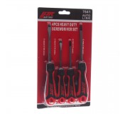 Набор отверток усиленных SL5.5x75 SL6.5x100 PH1x75 PH2x100 4 предмета JTC