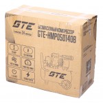 Компрессор пневматический 220В 1.5кВт 8атм.140л/мин. ресивер-50л поршневой безмасляный GTE GTE-HMP050140B