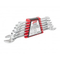 Набор ключей рожковых 8-21мм двухсторонних 6 предметов в кейсе JTC