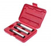 Набор головок свечных 3/8 14,16,21мм 12-ти гранных с фиксированным усилием 3 предмета в кейсе JTC