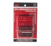 Набор бит 1/4 TORX, HEX, SPANNER с магнитным держателем 33 предмета в боксе JTC