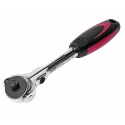 Ключ трещотка 1/4 72 зуба 152мм шарнирный JTC