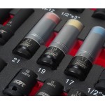 Набор инструментов 40 предметов слесарно-монтажный в ложементе JTC JTC-UI5040