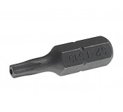 Бита TORX TS15Hх25мм 1/4 5-ти гранная с отверстием JTC