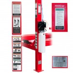 Подъемник электрогидравлический 4т 190-1900мм 4-х стоечный 380В (ручной спуск) GTE GTE-4300