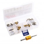 Набор золотников для кондиционера (R12/R134A 33шт. FORD, BMW, CITROEN, HYUNDAI, MERCEDES) JTC JTC-6250
